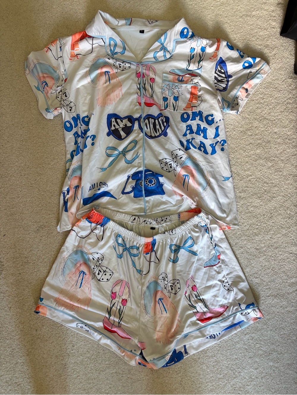 Megan Moroney Custom made PJ set- Never worn (didnt fit)